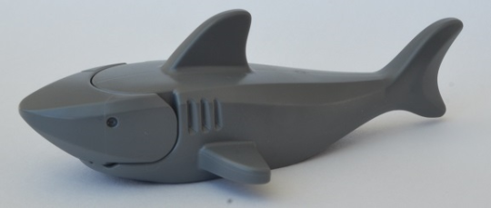 Shark with Rounded Nose and Debossed Gills and Eye (14518c01)