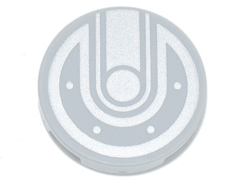 Tile, Round 2 x 2 with Bottom Stud Holder with Sil (14769pb226)