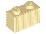 Brick, Modified 1 x 2 with Grille / Fluted Profile (2877)