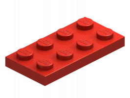 Plate 2 x 4 (3020)