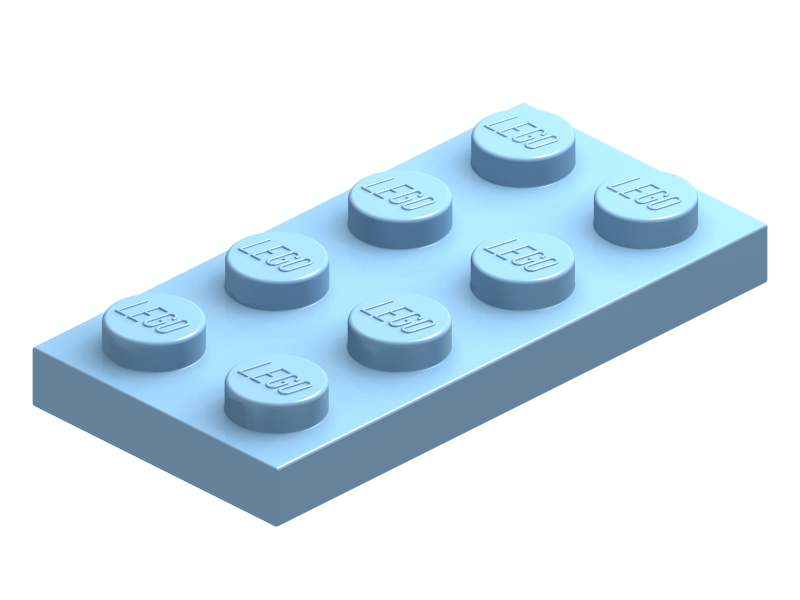 Plate 2 x 4 (3020)