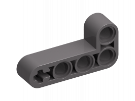 Technic, Liftarm, Modified Bent Thick L-Shape 2 x 4 (32140)