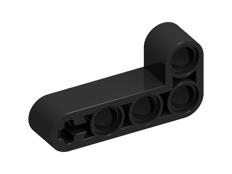 Technic, Liftarm, Modified Bent Thick L-Shape 2 x 4 (32140)