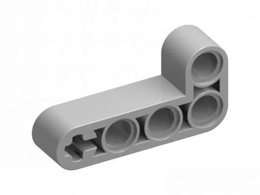 Technic, Liftarm, Modified Bent Thick L-Shape 2 x 4 (32140)