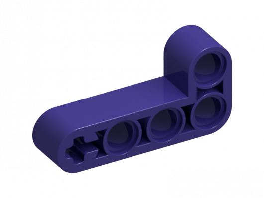 Technic, Liftarm, Modified Bent Thick L-Shape 2 x 4 (32140)