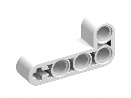 Technic, Liftarm, Modified Bent Thick L-Shape 2 x 4 (32140)