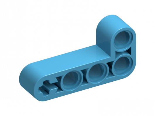 Technic, Liftarm, Modified Bent Thick L-Shape 2 x 4 (32140)