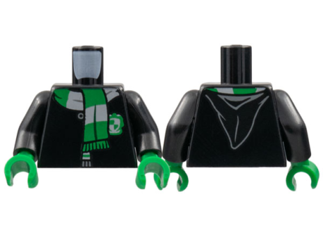 Torso Hogwarts Robe Clasped with Slytherin Shield (973pb4511c01)