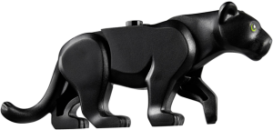 Cat, Large (Panther) with Lime Eyes and Dark Bluis (bb0787c01pb01)
