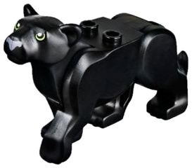 Cat, Large (Panther) with Lime Eyes and Dark Bluis (bb0787c01pb01)