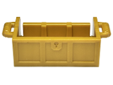 Container, Treasure Chest Bottom with Slots in Bac (4738a)