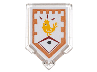Tile, Modified 2 x 3 Pentagonal with Nexo Power Sh (22385pb014)