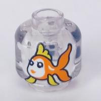 Minifigure, Head Orange Fish (28621pb0041)