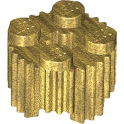 Brick, Round 2 x 2 with Axle Hole and Grille / Flu (92947)