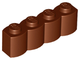 Brick, Modified 1 x 4 with Log Profile (30137)