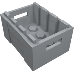 Container, Crate 3 x 4 x 1 2/3 with Handholds (30150)