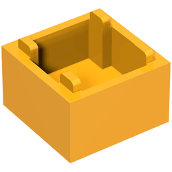 Container, Box 2 x 2 x 1 - Top Opening with Flat I (35700)