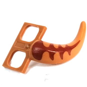 Minifigure Costume Tail Dinosaur with Reddish Brow (79973pb01)