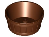 Container, Barrel Half Large with Axle Hole (64951)