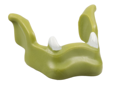 Minifig Neckwear Orc Lower Jaw with White Fangs Pattern (2576pb01)