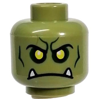 Minifigure, Head Alien Orc (3626cpb3180)