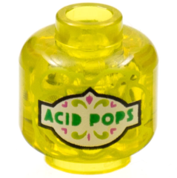 Head without Face with Green 'ACID POPS' (28621pb0030)
