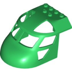 Aircraft Fuselage Forward Top Curved 6 x 8 x 4 (11293)