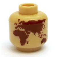 Minifigure, Head (3626cpb2892)