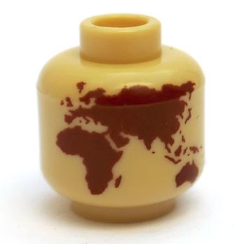 Minifigure, Head (3626cpb2892)