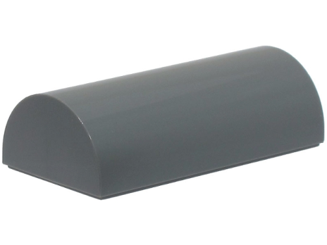 Slope, Curved 2 x 4 Double with Groove (6192b)