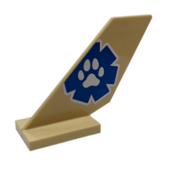 Tail Shuttle with Blue and White Wildlife Rescue Logo (6239pb104)