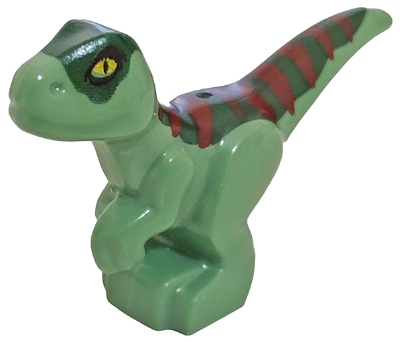 Dinosaur Baby Standing with Dark Green Back, Dark (37829pb09)