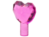 Rock 1 x 1 Jewel Heart Shaped (15745)