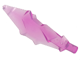 Minifigure, Weapon Sword Blade with Bar, Crystal S (79985)