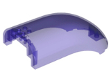 Windscreen  16 x 8 x 6 Curved with 3 Pin Holes (16477)