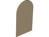 Glass for Door Frame 1 x 6 x 7 Arched with Notches (65066)