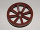 Wheel Wagon Large 33mm D., Hole Notched for Wheels (4489b)