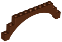 Arch 1 x 12 x 3 Raised Arch with 5 Cross Supports (18838/30938)