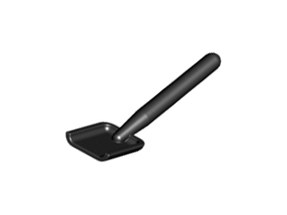 Minifigure, Utensil Shovel / Spade - Handle with R (3837)