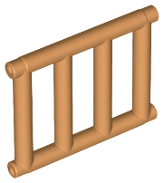Bar 1 x 4 x 3 Grille with End Protrusions (62113)