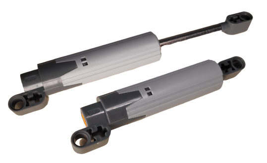 Technic Linear Actuator with Dark Bluish Gray Ends (61927c01)