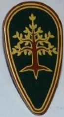 Minifigure, Shield Ovoid with Tree with Gold Leave (2586pb005)