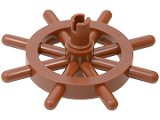 Boat, Ship's Wheel with Slotted Pin (4790b)