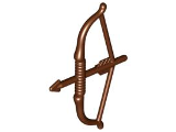 Minifigure, Weapon Bow, Recurve with Round Limbs, (93231)