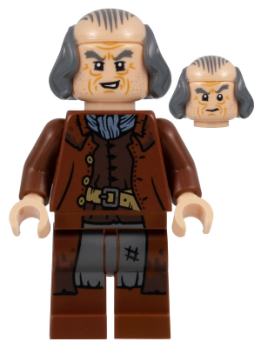 Argus Filch - Bald on Top, Reddish Brown Jacket (hp353)