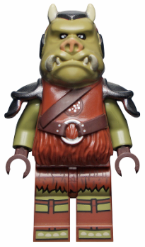 Gamorrean Guard (Reddish Brown Printed Legs) (sw1196)