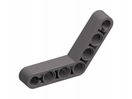 Technic, Liftarm, Modified Bent Thick 1 x 7 (4 - 4)(32348)
