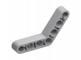 Technic, Liftarm, Modified Bent Thick 1 x 7 (4 - 4)(32348)