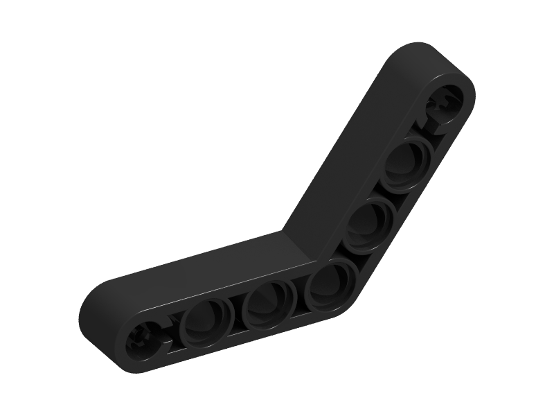 Technic, Liftarm, Modified Bent Thick 1 x 7 (4 - 4)(32348)