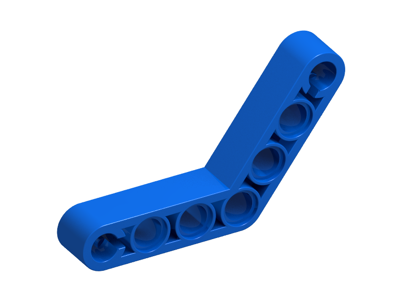 Technic, Liftarm, Modified Bent Thick 1 x 7 (4 - 4)(32348)
